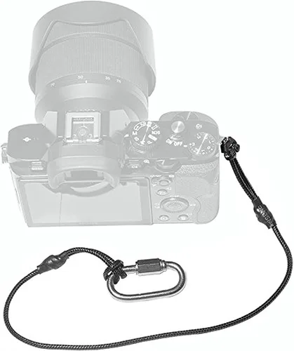 Vista 2 de Fotasy Correa de diseño ergonómico para cámara, correa ajustable para el cuello de la cámara, con liberación rápida y correa de seguridad