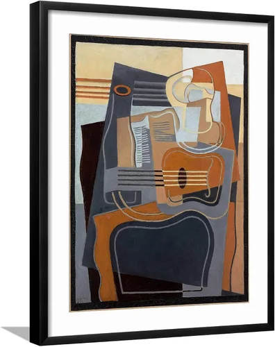 Vista 17 de ART Wall Giclee Print Le Gueridon, 1922 (Oil on Canvas) on Black Frame by Juan Gris, 12x16 Marco negro
