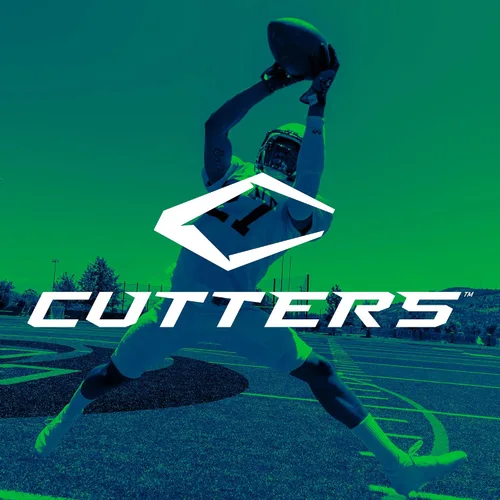 Vista 4 de Cutters Rev Pro 4.0 Ultra Grip - Guantes de fútbol con receptor ancho. Tallas para jóvenes y adultos (1 par)