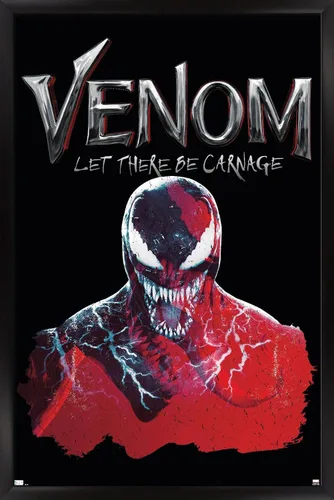 Vista 9 de Trends International Marvel Venom: Let There be Carnage - Póster de pared negro y rojo