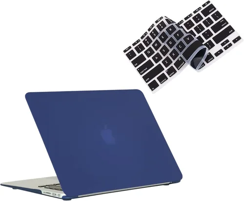 Vista 13 de RUBAN Funda compatible con MacBook Air de 13 pulgadas (modelos: A1369 y A1466, versión anterior 2010-2017), cubierta protectora delgada a presión
