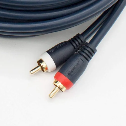 Vista 4 de STEREN Cable RCA de audio para automóvil, cables RCA, cable de subwoofer RCA, proyector de cine en casa RCA, proyector RCA, cables de audio y video