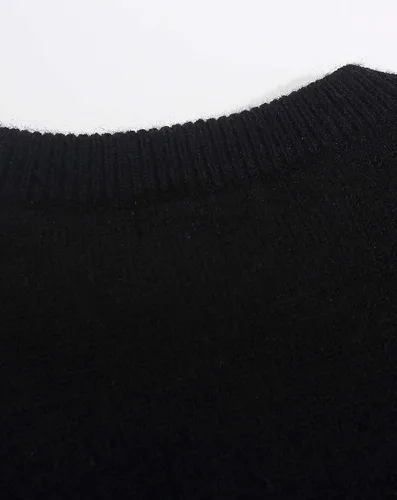 Vista 5 de Niepce Inc Streetwear Panda - Suéter de punto de gran tamaño para hombre