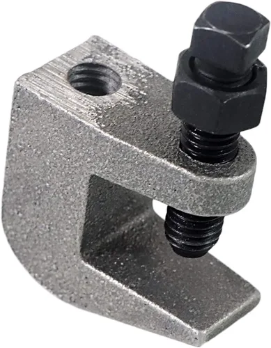 Vista 4 de Abrazadera de haz superior, abrazadera de varilla de seguridad de hierro UNC 1/2", abertura de mordaza de 3/4", abrazadera de haz para montaje