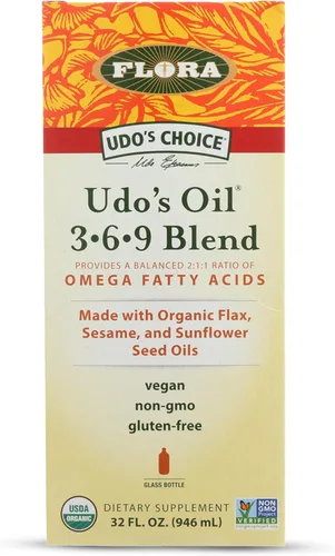 Vista 8 de Aceite Flora Udo's Choice, mezcla de 3-6-9, 32 onzas, 061998679807, 1, 1