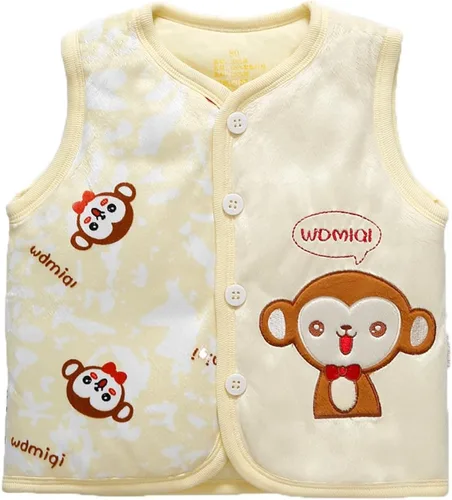 Vista 8 de Monvecle - Chaleco de algodón cálido para bebé o niño pequeño (Unisex)
