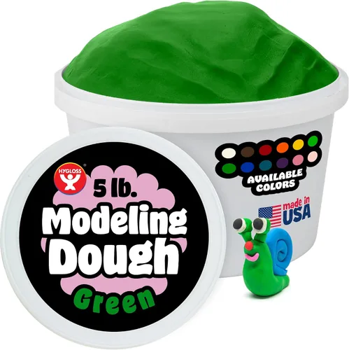 Vista 39 de Hygloss Masa de Modelado para Niños – Masa Sensorial Segura y No Tóxica para Artes y Manualidades – Tubo de 1.4 kg – Arcilla de Juego