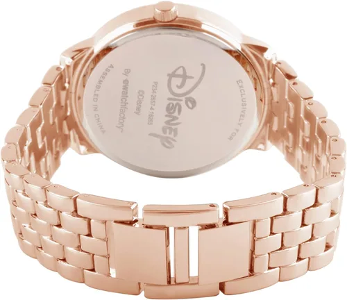 Vista 2 de Disney Reloj de pulsera de cuarzo analógico con circonita cúbica para adultos Rose gold