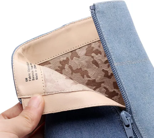 Vista 7 de Bliss - Botines cómodos de tacón grueso para mujer, estilo Chelsea