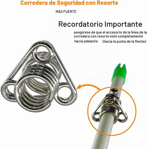 Vista 4 de maifield Cabeza de pesca con arco ejes de flecha de carbono/fibra de vidrio, 2 púas mecánicas de 2.5 pulgadas, área de sujeción de tiro con arco