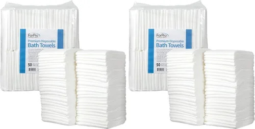 Vista 10 de ForPro Premium - Toallas de baño desechables, 50 unidades, 31.5 x 15