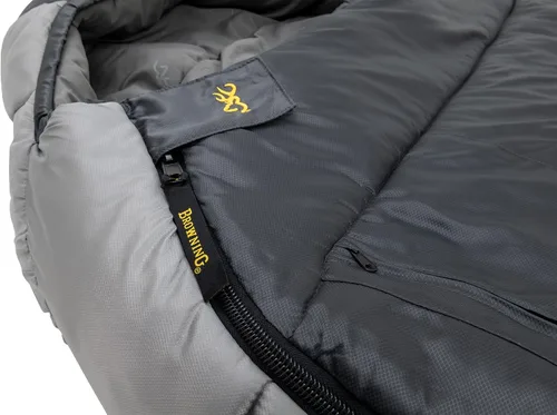 Vista 3 de Browning McKinley - Saco de dormir de 30° - Rectángulo con capucha aislado de gran tamaño fabricado con exterior Ripstop y forro de poliéster