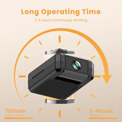 Vista 3 de Mini cámara de seguridad inalámbrica HD, WiFi para el hogar, 1080P, micro cámara de niñera con detección de movimiento, gran angular, almacenamiento