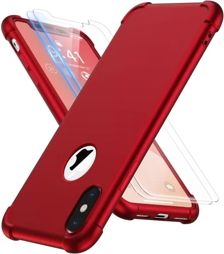 Vista 19 de ORETECH Funda para iPhone XR, con [2 x Protectores de Pantalla] [Prueba de Caídas de Grado Militar de 10 Pies] [Protección de Cámara] 360° A Prueba