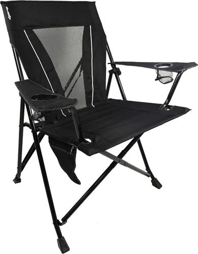 Vista 12 de Kijaro Silla de camping portátil XXL de doble bloqueo, soporta hasta 400 libras, disfruta del aire libre en una silla plegable versátil, silla
