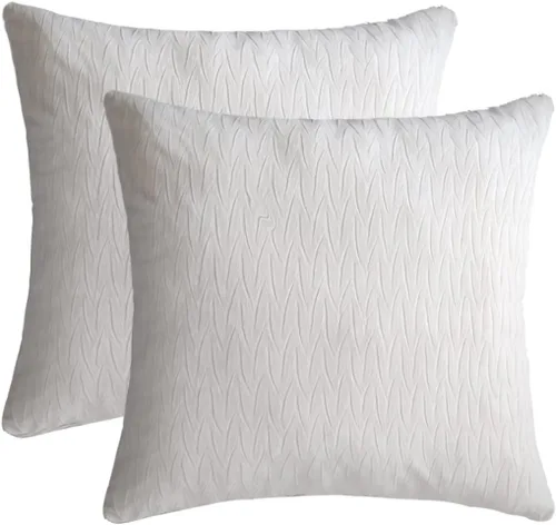 Vista 7 de King Protea Fundas de almohada de terciopelo arrugado con textura negra en relieve, súper suaves, decorativas, para cama, sofá, funda de almohada
