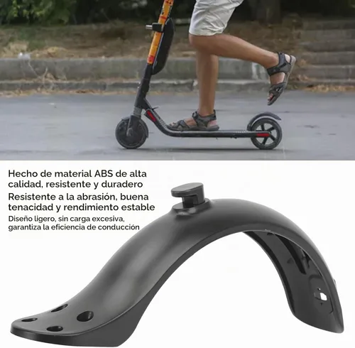Vista 3 de Guardabarros eléctrico para scooter, 4 agujeros, protector de barro para scooter a prueba de salpicaduras, accesorios para guardabarros, soporte