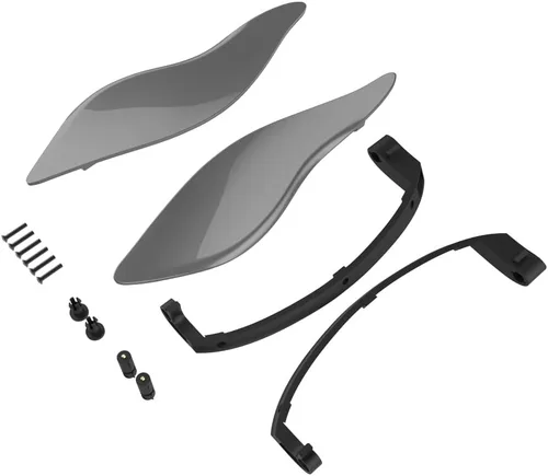 Vista 71 de Moto Onfire Deflectores de aire para motocicleta Whisky ámbar con carenado de murciélago para Electra Glide '14 y más tarde (2 piezas)