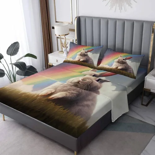 Vista 17 de Sábanas japonesas tamaño Queen – Sábanas de cama de estilo asiático, microfibra suave, bolsillo profundo, sábanas y fundas de almohada estampadas