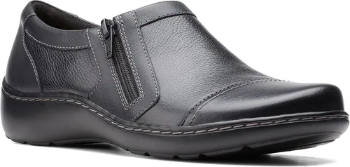 Vista 9 de Clarks Cora Giny - Mocasines planos para mujer Negro