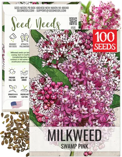 Vista 14 de Seed Needs Semillas de algodoncillo de mariposa naranja para mariposas monarca, 1 paquete