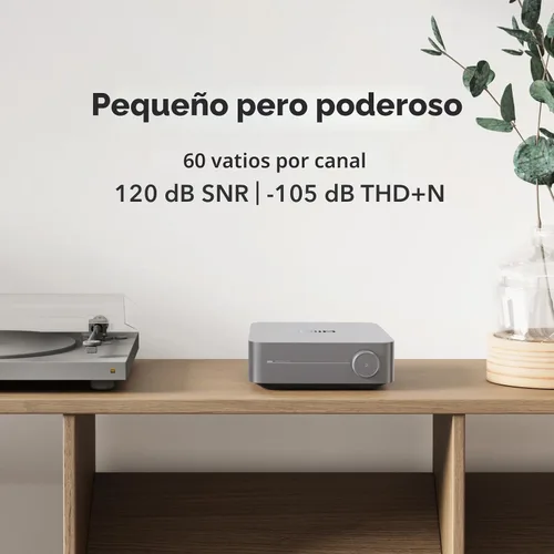 Vista 3 de WiiM Amp Pro: Amplificador de transmisión multihabitación Compatible con Google Cast, Alexa HDMI, control de voz Transmisión desde Spotify