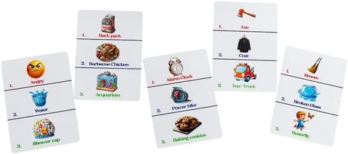 Vista 4 de Charadas familiares - para niños y familias Más de 4 jugadores Juego de vinculación familiar Relleno de calcetines A partir de 4 años