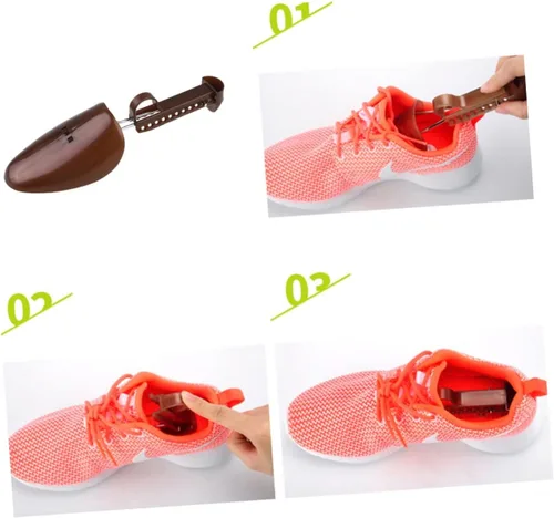 Vista 7 de 2 pares de zapatos para hombre, zapatillas de deporte anchas para hombre, zapatos de plástico, moldeador de zapatos de primavera, expansor de botas