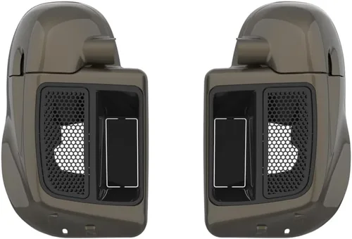 Vista 32 de Kits de calentadores de piernas con ventilación y combinación de color con guantera para Harley Davidson Touring Street Road King Glide FLTR 2014