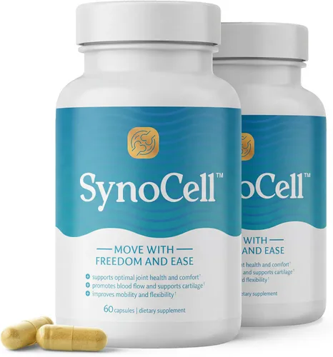 Vista 10 de Suplemento de apoyo para la espalda, el cuello y las articulaciones de glucosamina y condroitina de Synocell con boswellia, quercetina y MSM