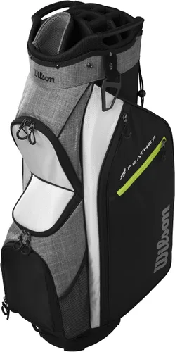 Vista 9 de Wilson Bolsa de Carrito de Golf Feather - Negro/Gris/Rojo