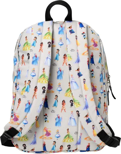 Vista 2 de Disney Mochila para portátil de 16 pulgadas, bolsillo de carga D100, princesa Minnie Mouse AOP