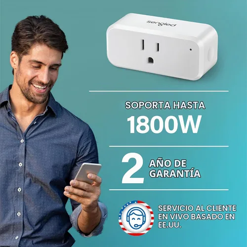 Vista 2 de Sengled Enchufe inteligente, emparejamiento automático S1 con dispositivos Alexa, monitoreo de energía, control remoto de salida inteligente