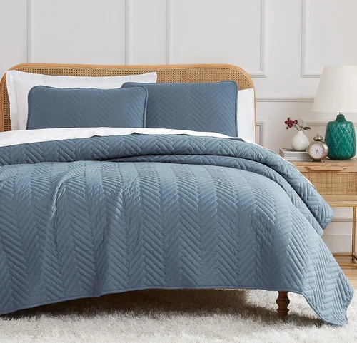 Vista 34 de Southshore Fine Linens, The Brickyard Collection -Juego de edredón ligero
