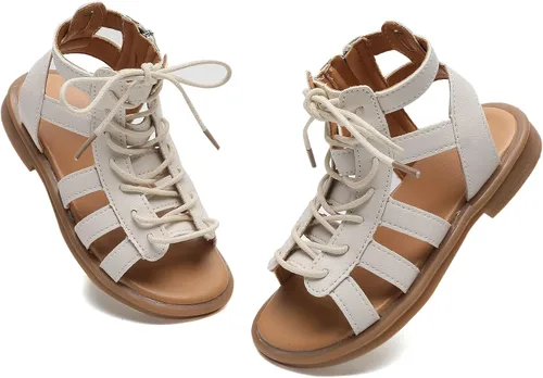 Vista 5 de Komfyea Sandalias planas de verano para niña (bebéniño pequeño)