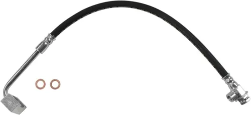 Vista 3 de 2 piezas de manguera hidráulica de freno delantero para Ford F-250 1990 1991 1992 1993 1994 compatible con Ford F-350 1990 1991 1992 1993 1994