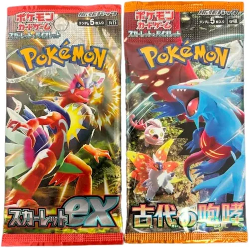 Vista 2 de Paquete de refuerzo japonés de Pokémon aleatorio, lote de 4