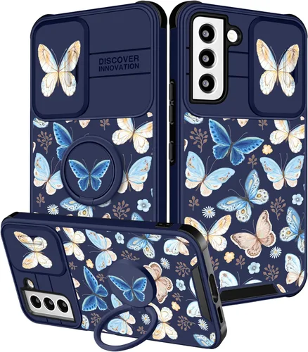 Vista 108 de Funermei para Samsung Galaxy Z Flip 4 Funda - Funda de Teléfono Bonita para Mujeres y Niñas con Mariposas Bonita Estética Femenina Diseño
