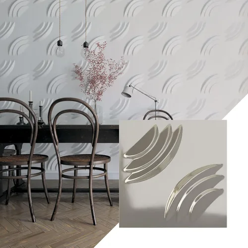 Vista 23 de Ekena Millwork WP20X20ARWH 19 5/8 pulgadas de ancho x 19 5/8 pulgadas de alto, artesano EnduraWall Decorativo 3D Panel de pared cubre 2.67 pies