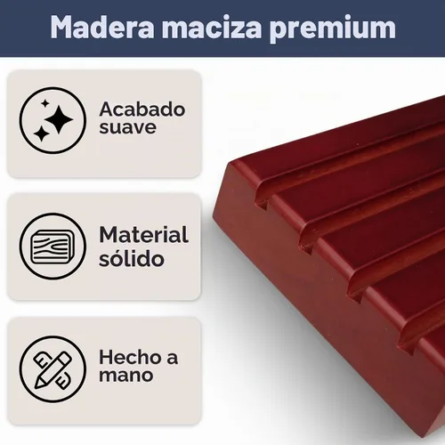 Vista 4 de ASmileIndeep Expositor de monedas de desafío militar pequeño de madera maciza, soporte para monedas con capacidad para 10-12 monedas, soporte