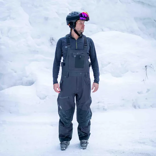 Vista 3 de Flylow Pantalón Baker Bib impermeable transpirable para esquí y snowboard para hombre