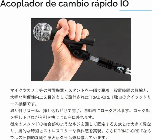 Vista 5 de Triad-Orbit IO-RA/6 - Acoplador de cambio rápido IO Retrofit, aluminio, paquete de 6