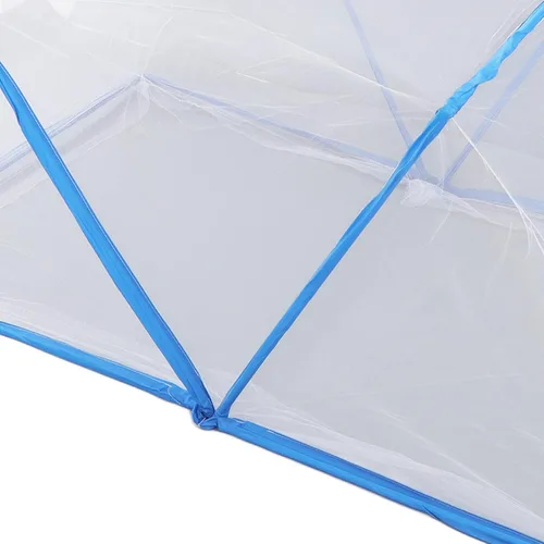 Vista 9 de Tienda de campaña portátil, plegable, fácil de almacenar, para niños, para viajes (azul)