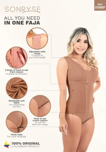 Vista 5 de Sonryse Fajas Colombianas Reductoras y Moldeadoras Postparto Colombianas Faja Posparto Faja para Mujer