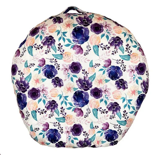 Vista 7 de Funda original para tumbona recién nacido - Flores de jardín