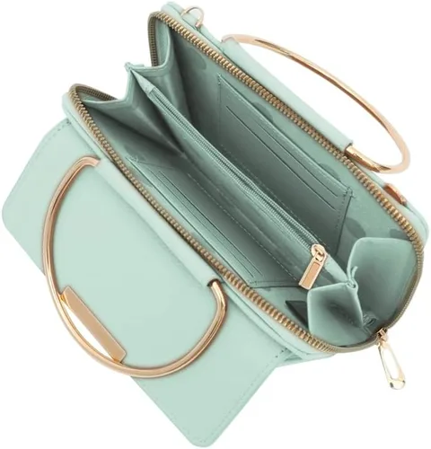 Vista 4 de EVVE Bolso de mano pequeño con asa superior bolso cruzado de moda para teléfono celular para mujer
