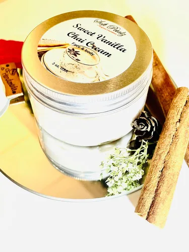 Vista 2 de Crema facial y corporal con leche de vainilla Chai