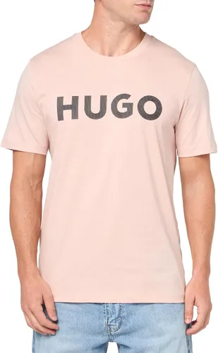 Vista 18 de Hugo Men's Print Logo Short Sleeve T-Shirt Blanco