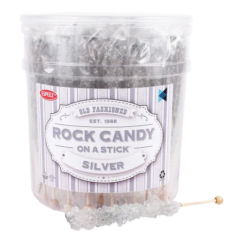 Vista 52 de Palitos de caramelo de roca extragrandes: 12 paletas de cereza rosa – envueltas individualmente – Palitos de caramelo de roca de cristal