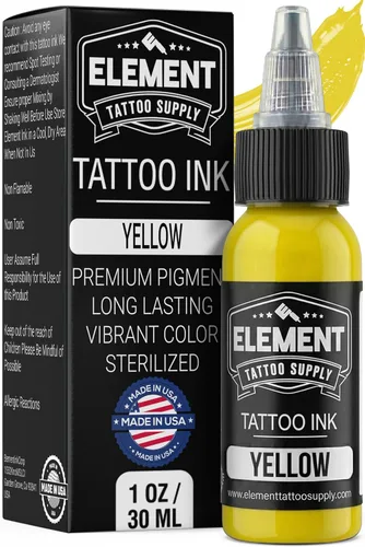 Vista 26 de Element Tattoo Supply - Tinta negra para tatuaje, 8 onzas, tinta negra Negro